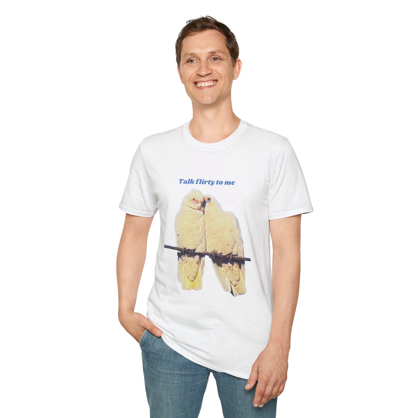 Cute Birds "Talk Flirty to Me" T-Shirt