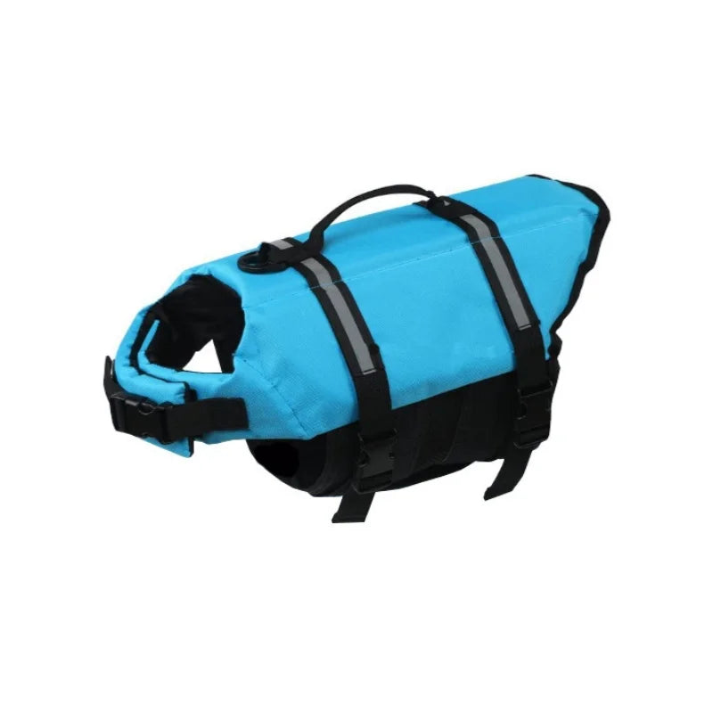 Adjustable Dog Life Jacket with Reflective Strips & Handle