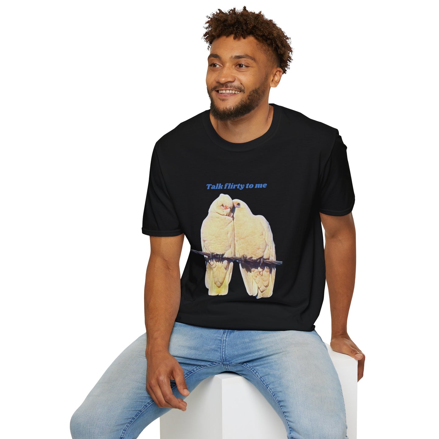 Cute Birds "Talk Flirty to Me" T-Shirt