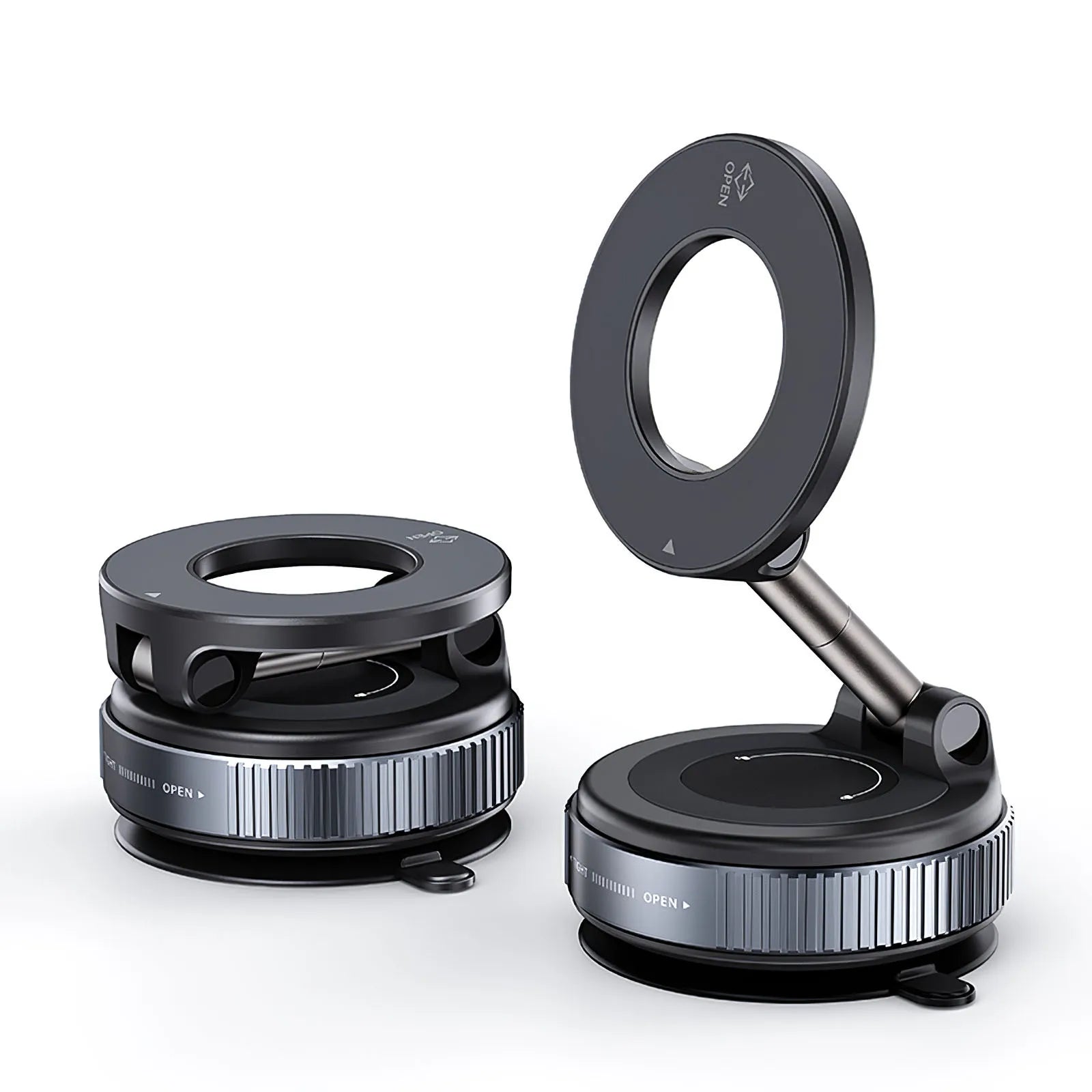 360° Magnetic Car Phone Holder Foldable Vacuum Mount