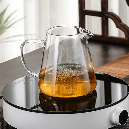 Heat Resistant Glass Teapot with Stainless Steel Infuser